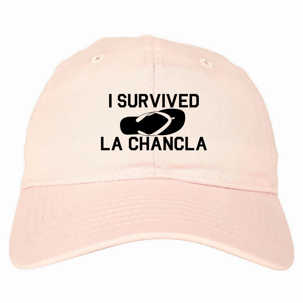 I Survived La Chancla Funny Spanish Mens Dad Hat Baseball Cap