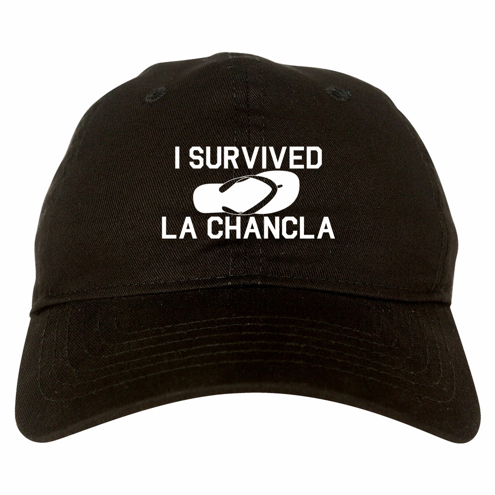I Survived La Chancla Funny Spanish Mens Dad Hat Baseball Cap