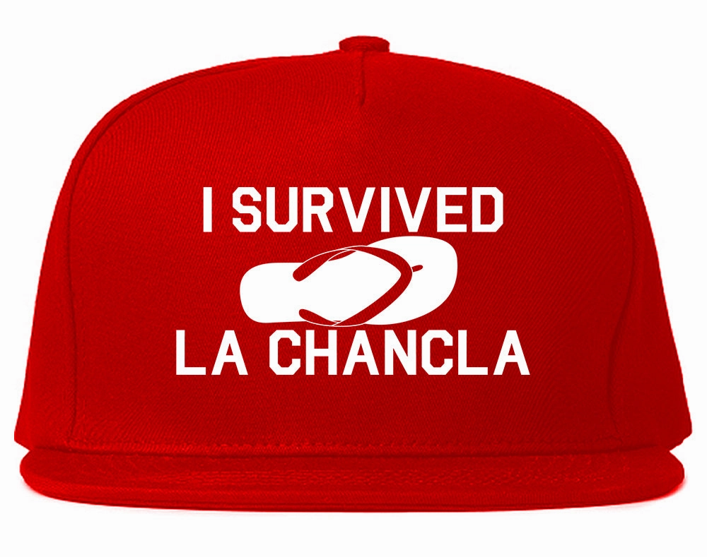 I Survived La Chancla Funny Spanish Mens Snapback Hat