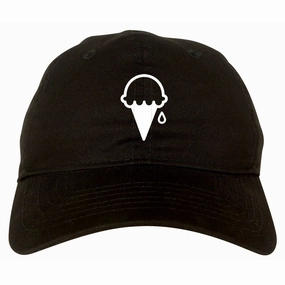 Ice Cream Cone Scoop Dad Hat Cap