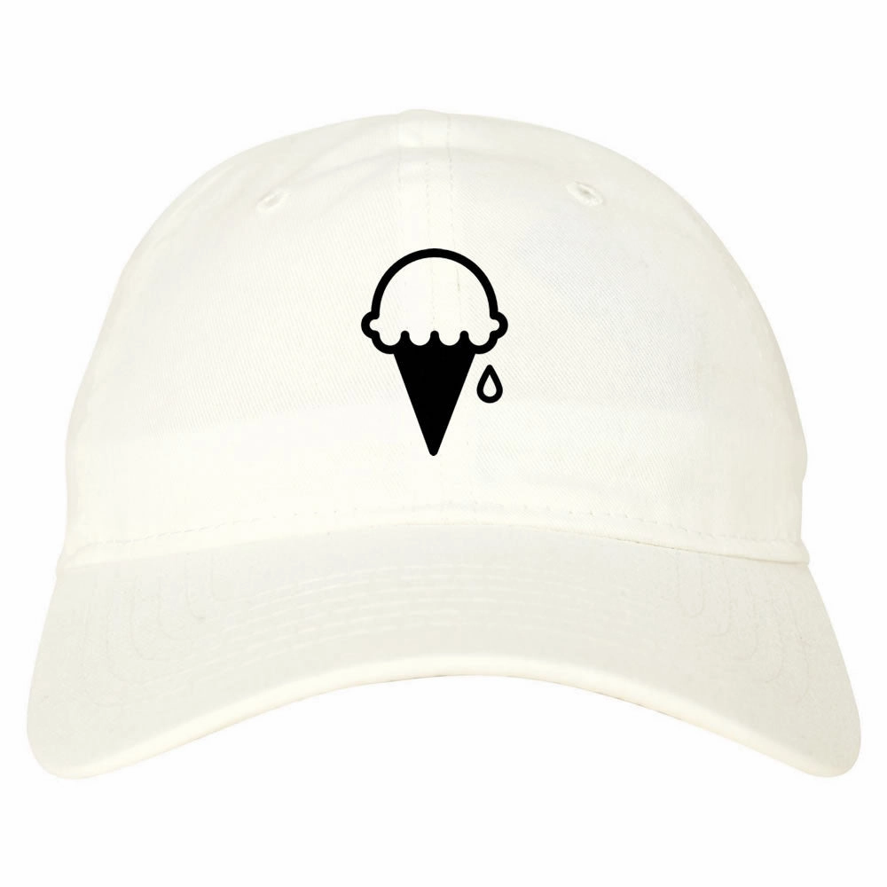 Ice Cream Cone Scoop Dad Hat Cap