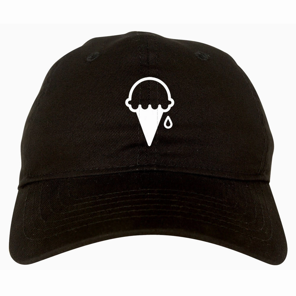 Ice Cream Cone Scoop Dad Hat Cap