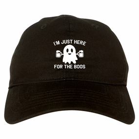 Im Just Here For The Boos Halloween Mens Dad Hat Baseball Cap
