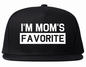 Im Moms Favorite Funny Son Mens Snapback Hat