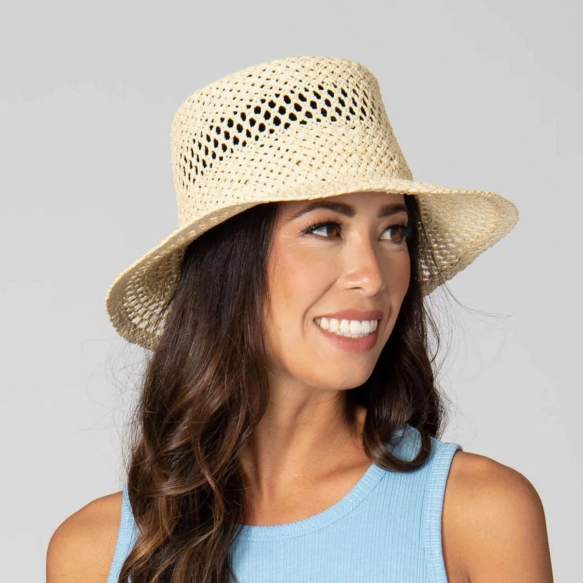 In The Clouds Toyo Straw Bucket Hat