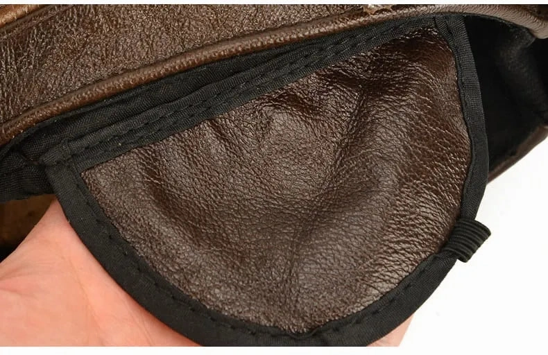 Indiana Genuine Leather Baseball Cap