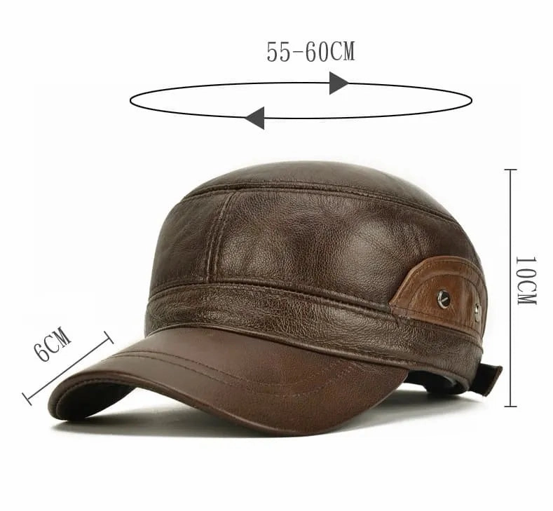 Indiana Genuine Leather Baseball Cap