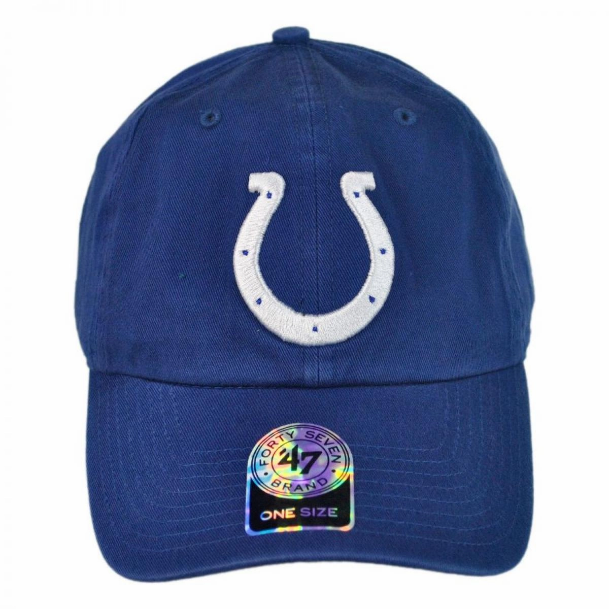 Indianapolis Colts NFL Clean Up Strapback Baseball Cap Dad Hat