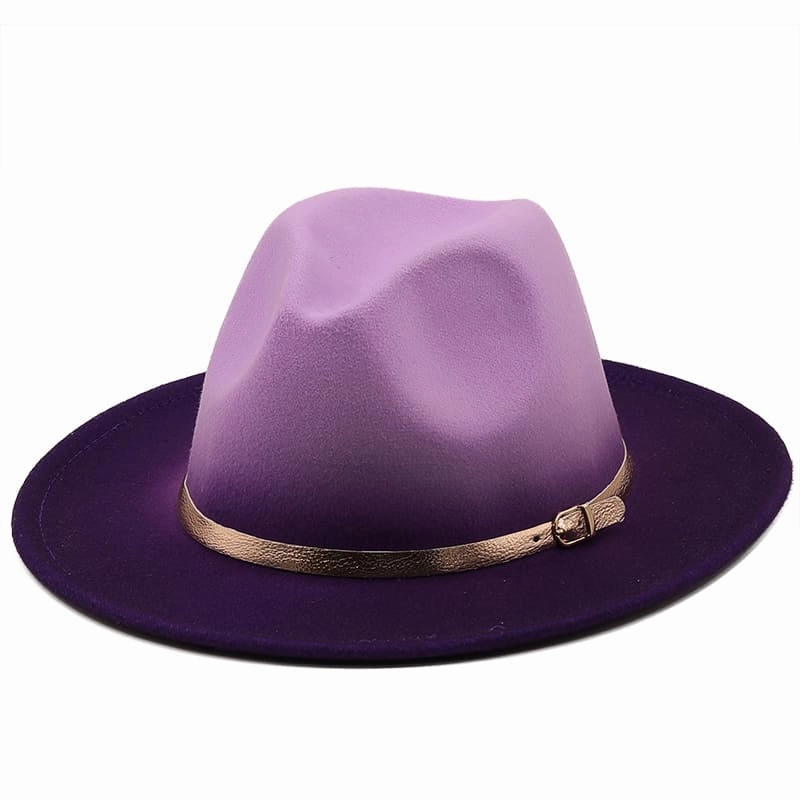 Indie Color Gradient Fedora Hat