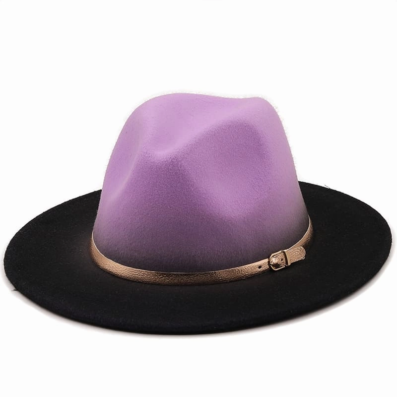 Indie Color Gradient Fedora Hat