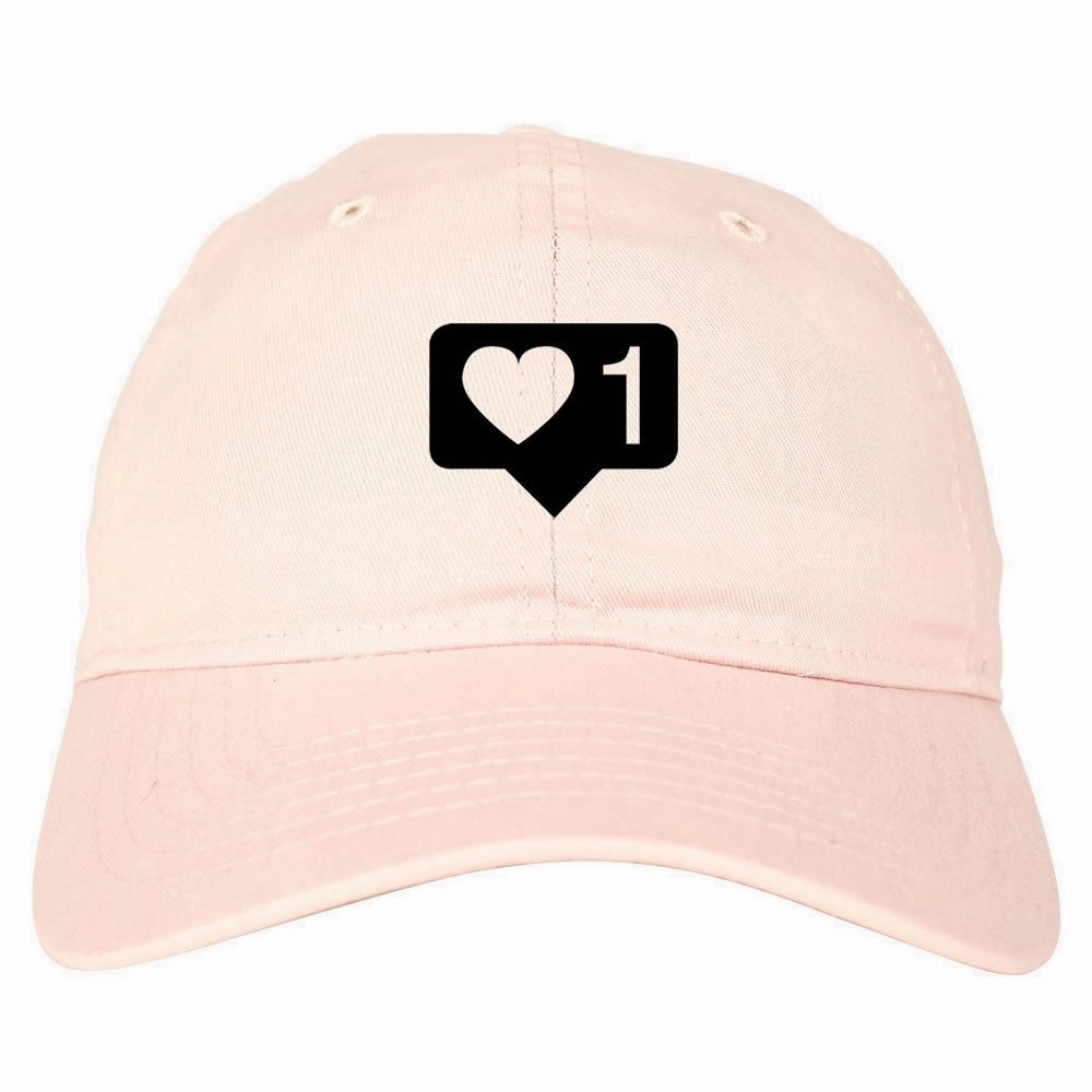 Insta Likes Heart 1 Dad Hat Cap