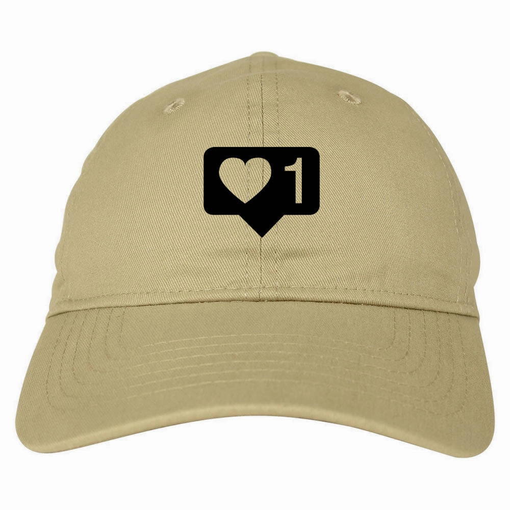 Insta Likes Heart 1 Dad Hat Cap