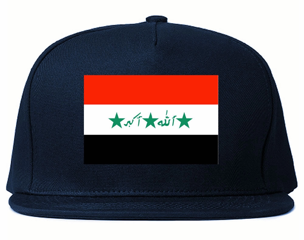 Iraq Flag Country Printed Snapback Hat Cap