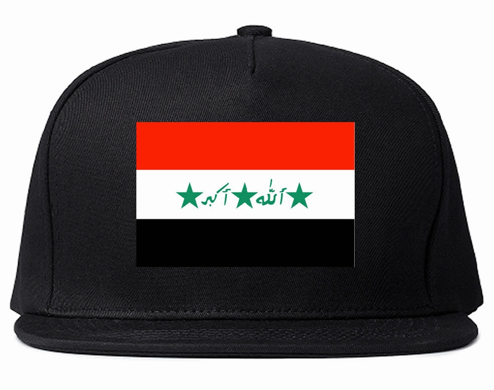 Iraq Flag Country Printed Snapback Hat Cap