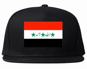 Iraq Flag Country Printed Snapback Hat Cap