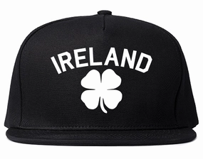 Ireland Shamrock St Paddys Day Mens Snapback Hat