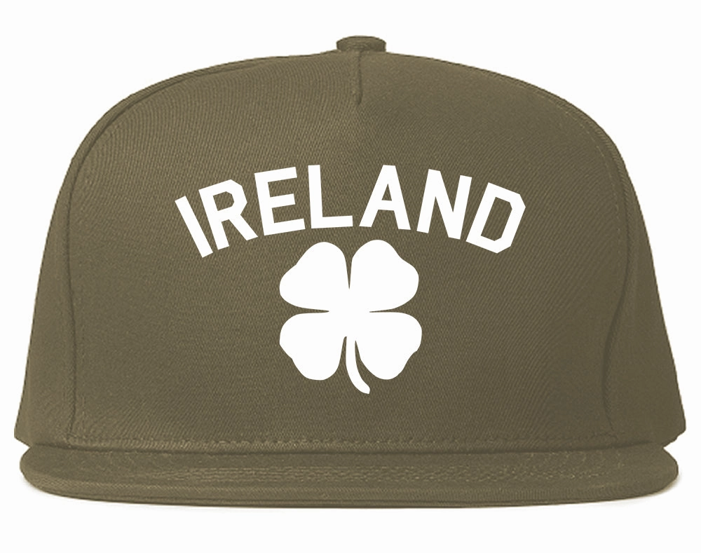 Ireland Shamrock St Paddys Day Mens Snapback Hat