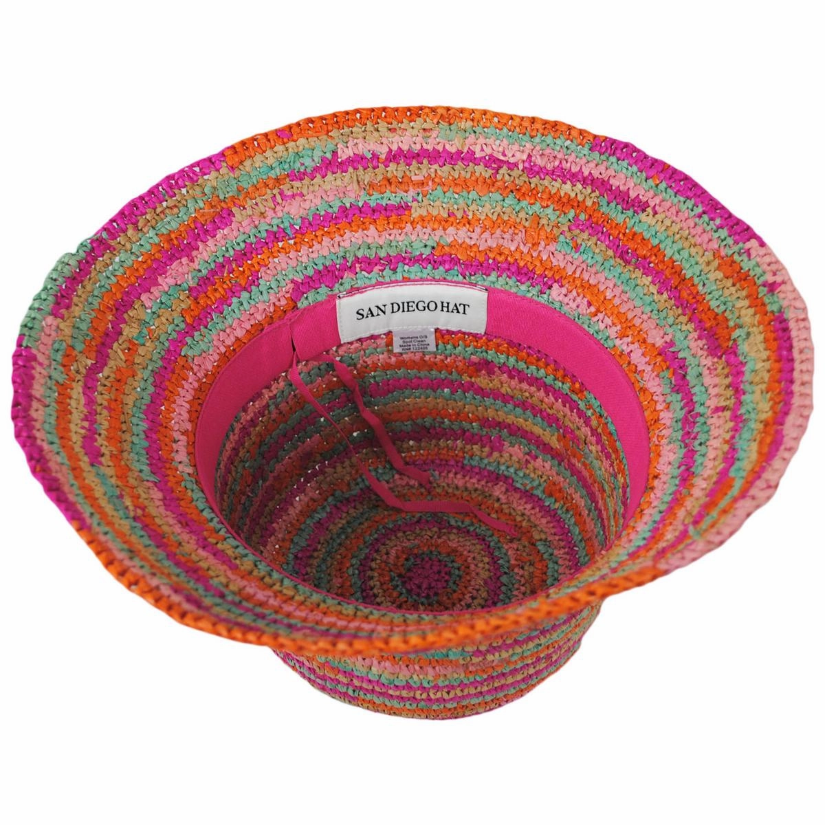 Iris Raffia Straw Bucket Hat