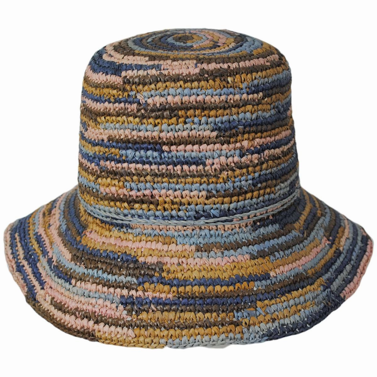 Iris Raffia Straw Bucket Hat