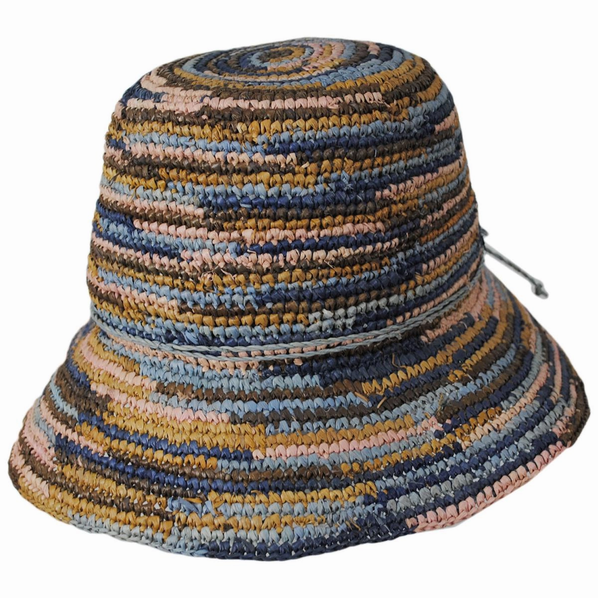 Iris Raffia Straw Bucket Hat