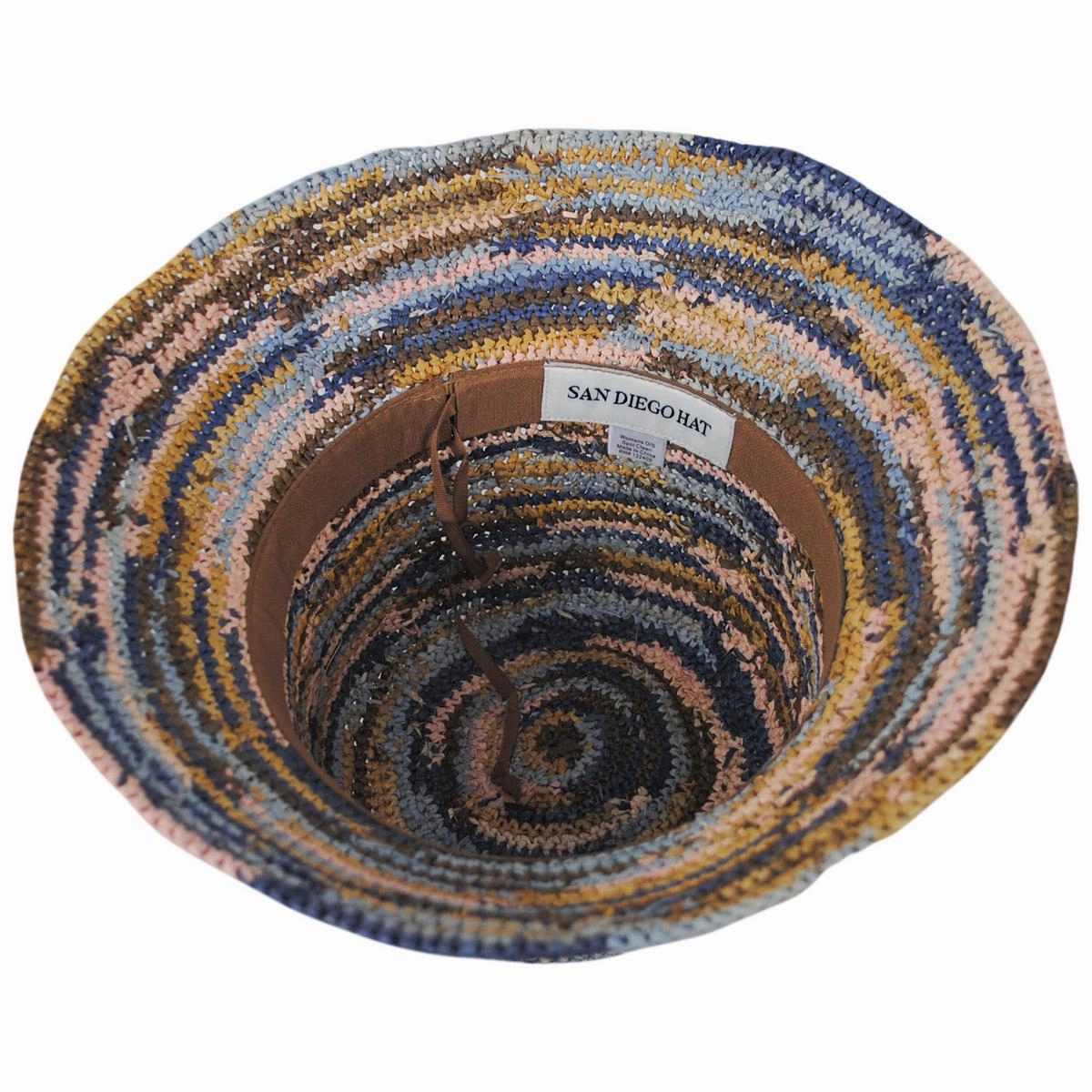 Iris Raffia Straw Bucket Hat