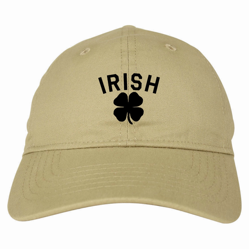 Irish Four Leaf Clover St Patricks Day Mens Dad Hat Baseball Cap