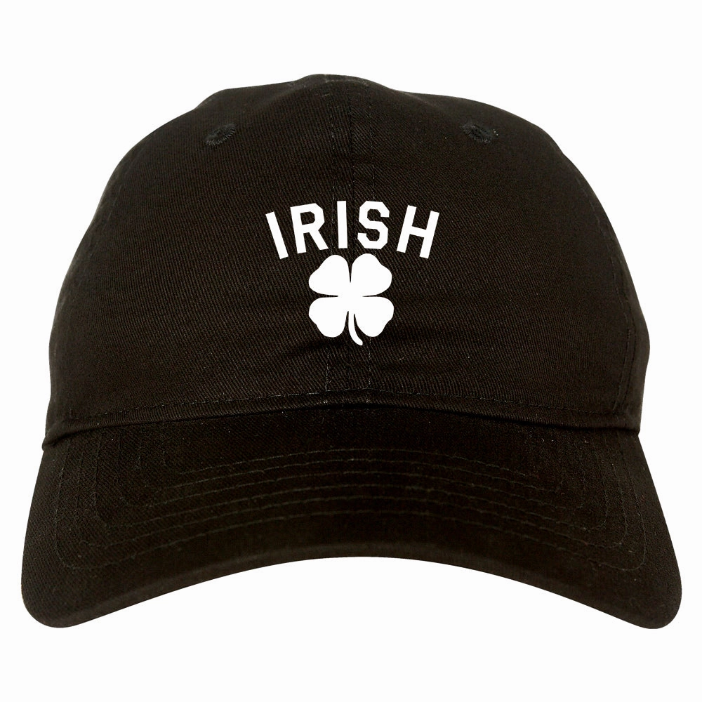Irish Four Leaf Clover St Patricks Day Mens Dad Hat Baseball Cap