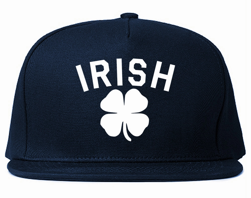 Irish Four Leaf Clover St Patricks Day Mens Snapback Hat
