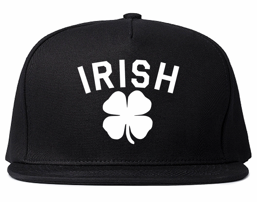Irish Four Leaf Clover St Patricks Day Mens Snapback Hat