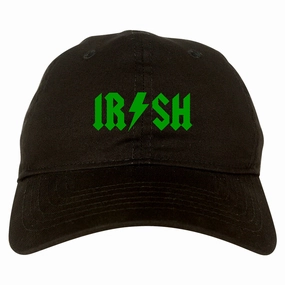 Irish Rockstar Funny Band Logo Mens Dad Hat