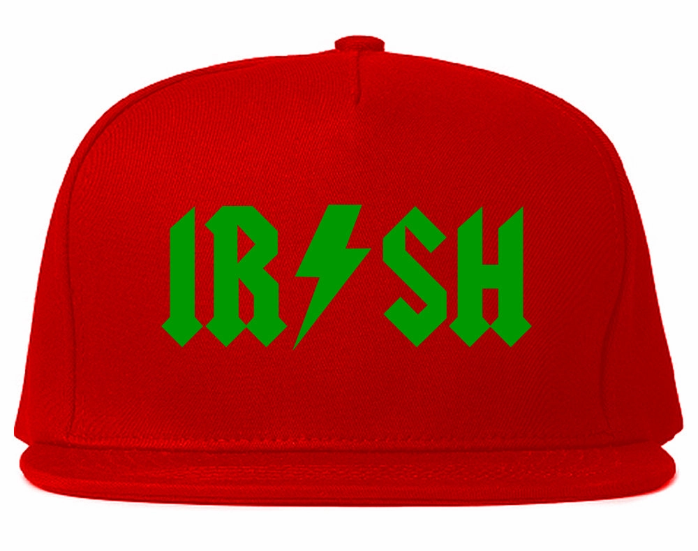 Irish Rockstar Funny Band Logo Mens Snapback Hat