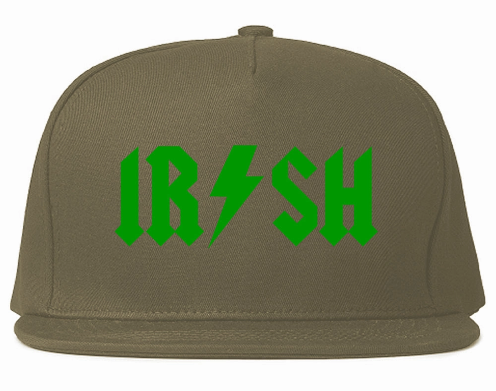 Irish Rockstar Funny Band Logo Mens Snapback Hat