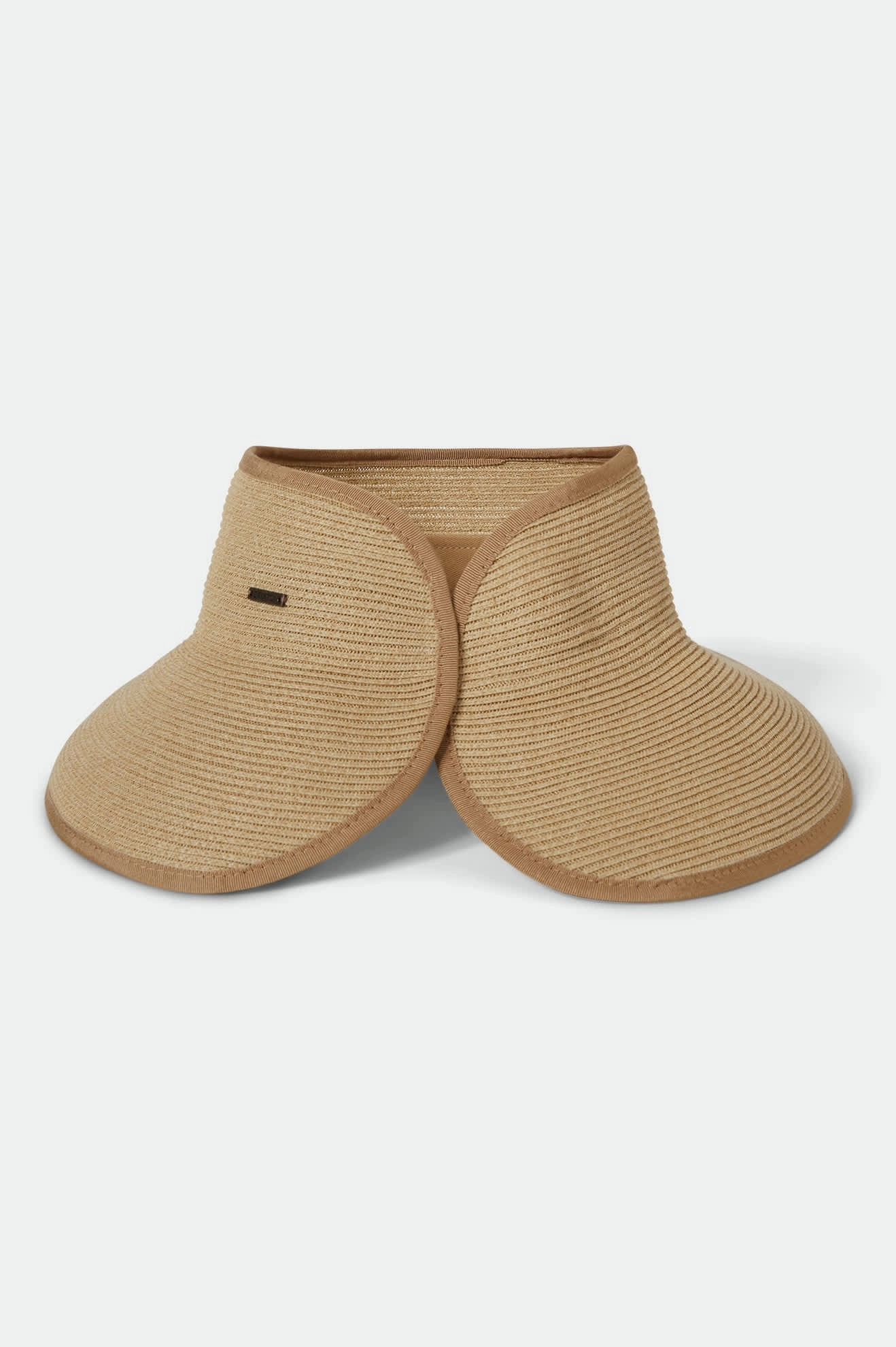 Ivy Packable Straw Visor - Tan