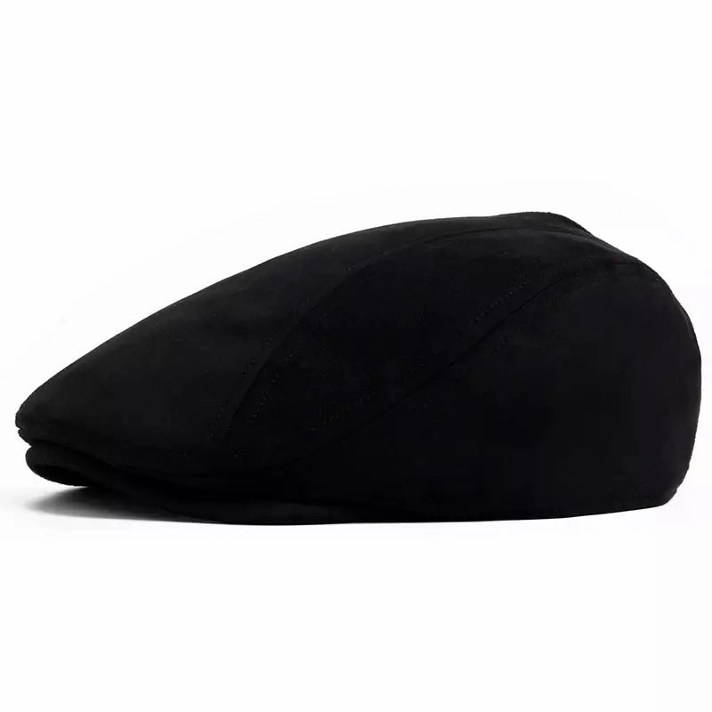 Ivy Suede Flat Cap