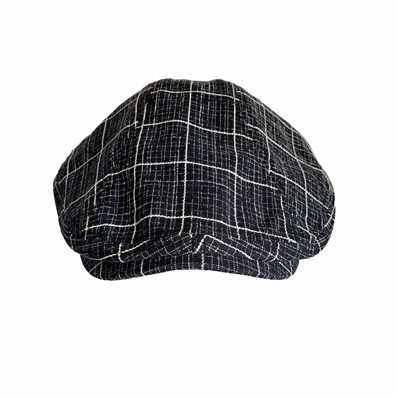 J&J Vintage Plaid Flat Cap