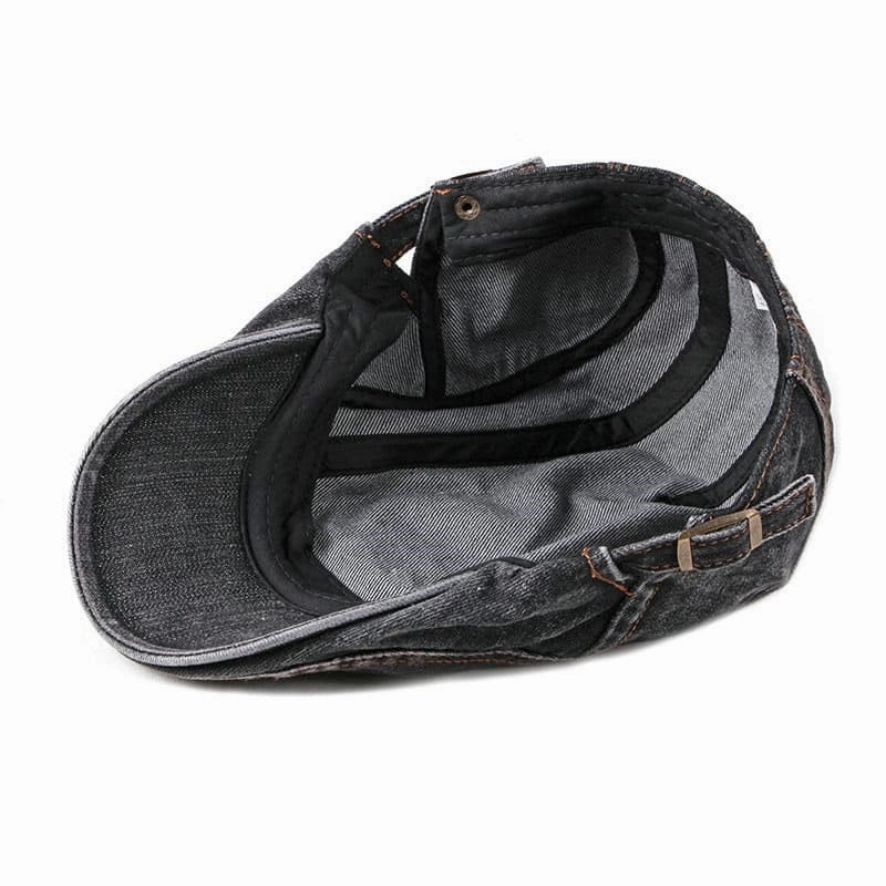 J&L Denim Cotton Flat Cap