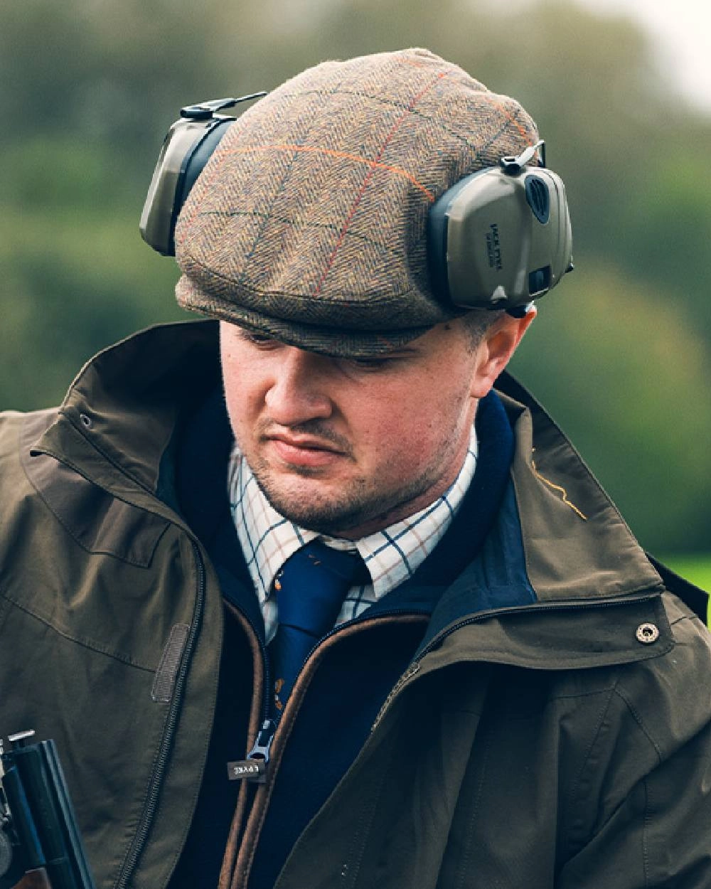 Jack Pyke Wool Blend Tweed Flat Cap