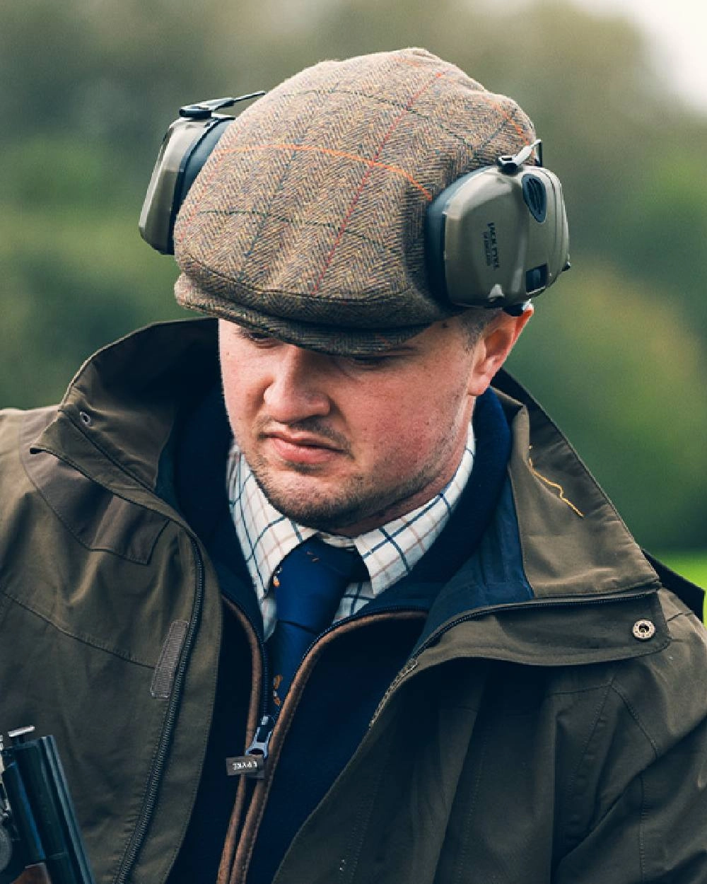 Jack Pyke Wool Blend Tweed Flat Cap