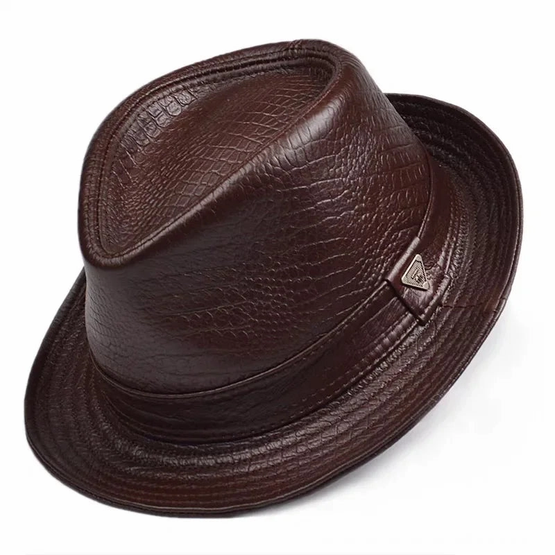 Jackson Genuine Leather Trilby Hat