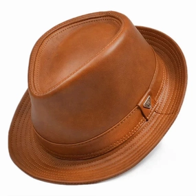 Jackson Genuine Leather Trilby Hat
