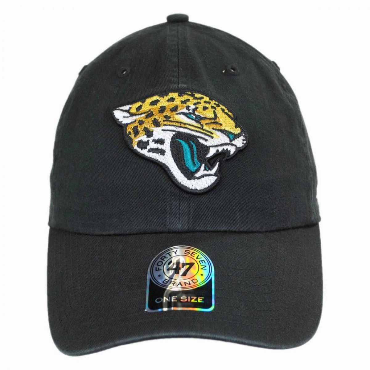 Jacksonville Jaguars NFL Clean Up Strapback Baseball Cap Dad Hat