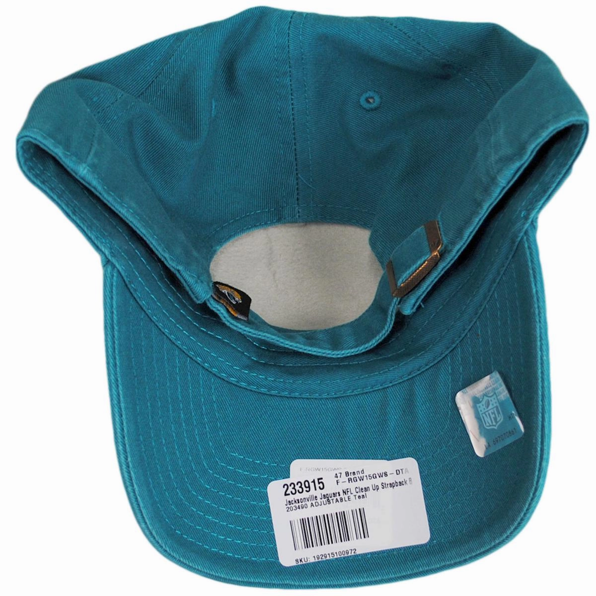 Jacksonville Jaguars NFL Clean Up Strapback Baseball Cap Dad Hat