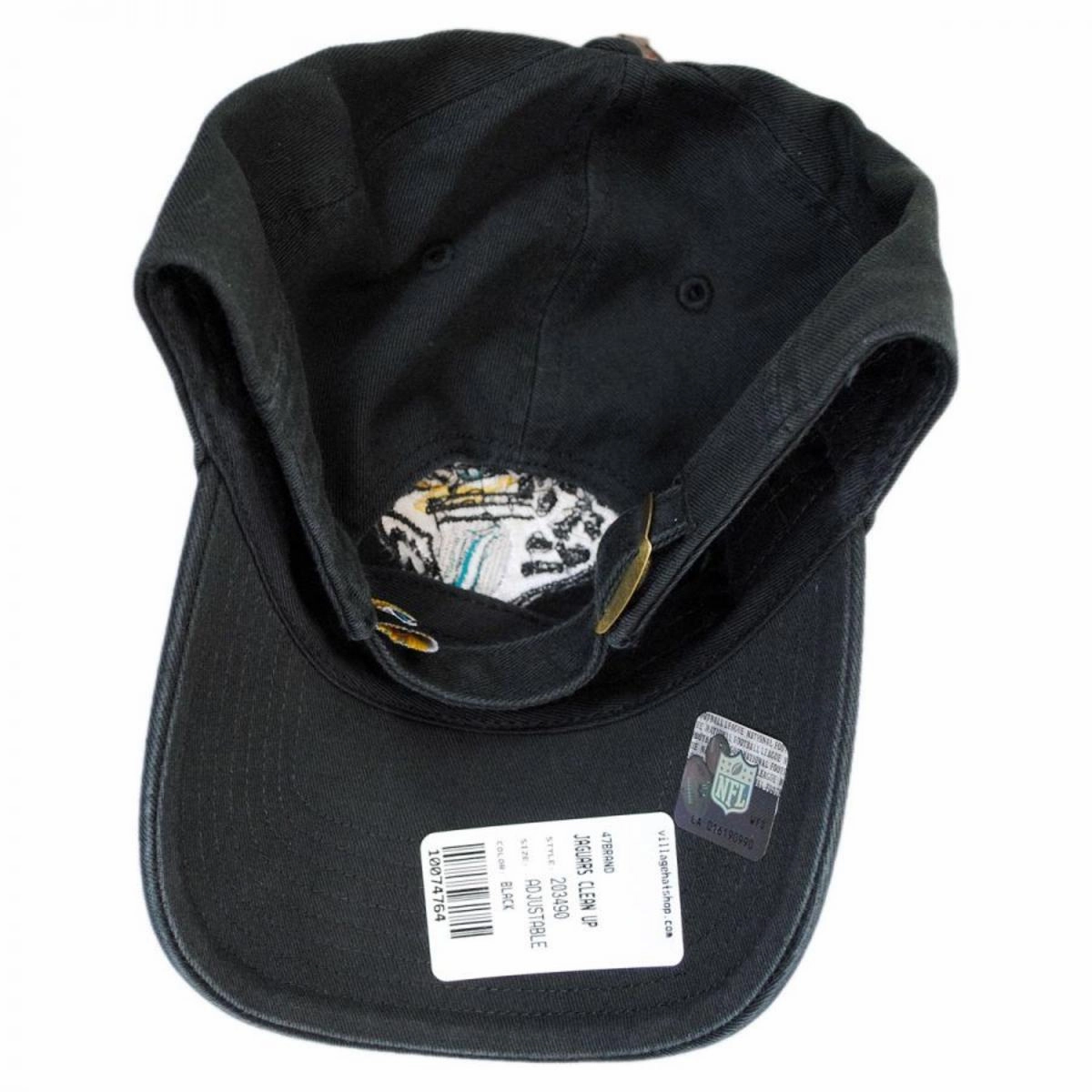 Jacksonville Jaguars NFL Clean Up Strapback Baseball Cap Dad Hat