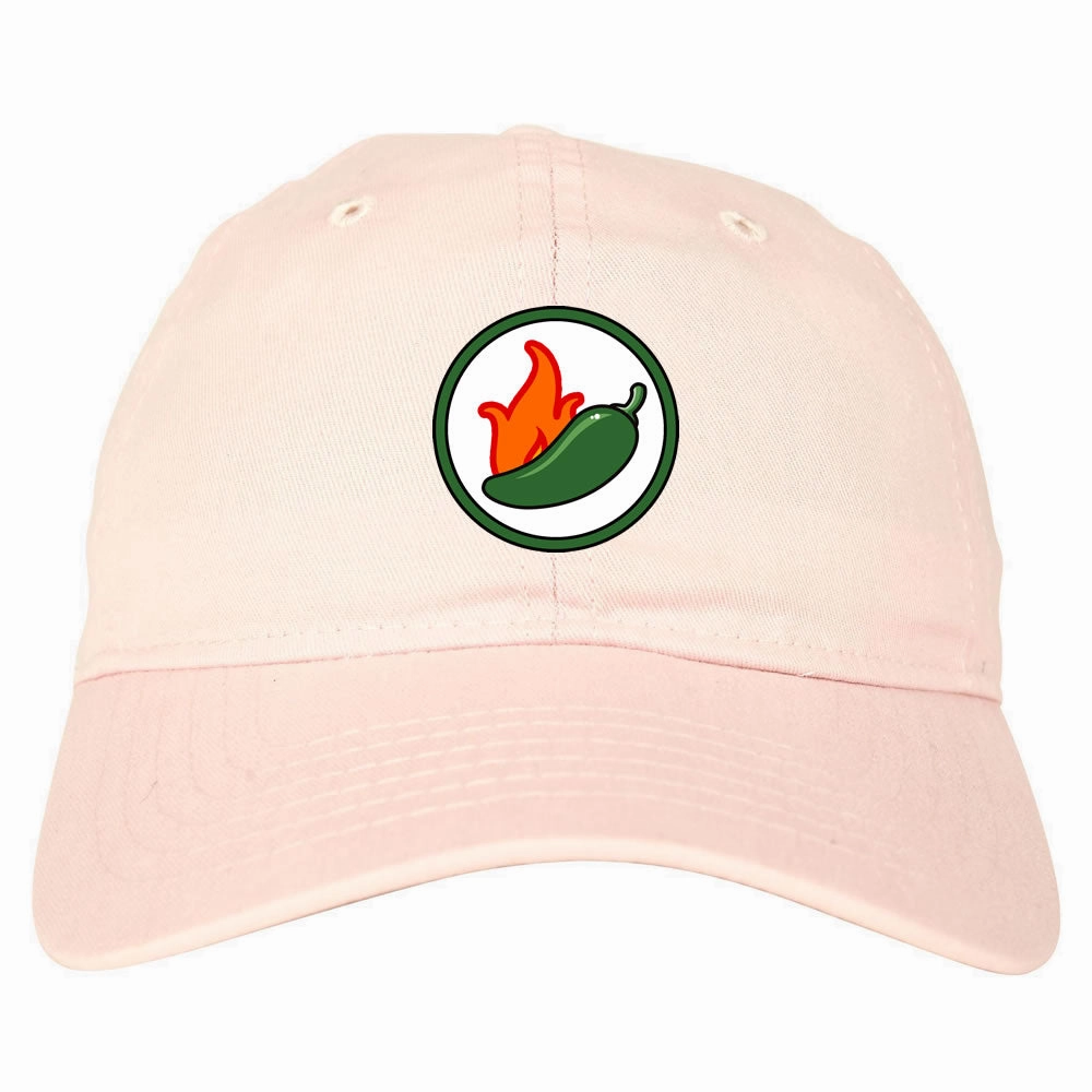 Jalapeno Hot Pepper Chest Mens Dad Hat Baseball Cap