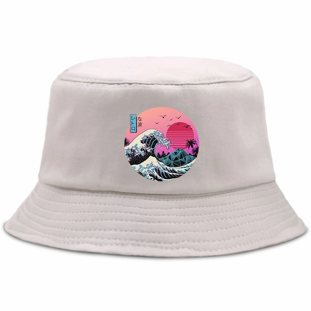 Japanese Anime Wave Bucket Hat