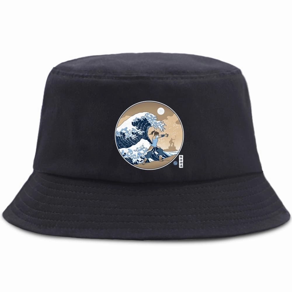 Japanese Anime Wave Bucket Hat