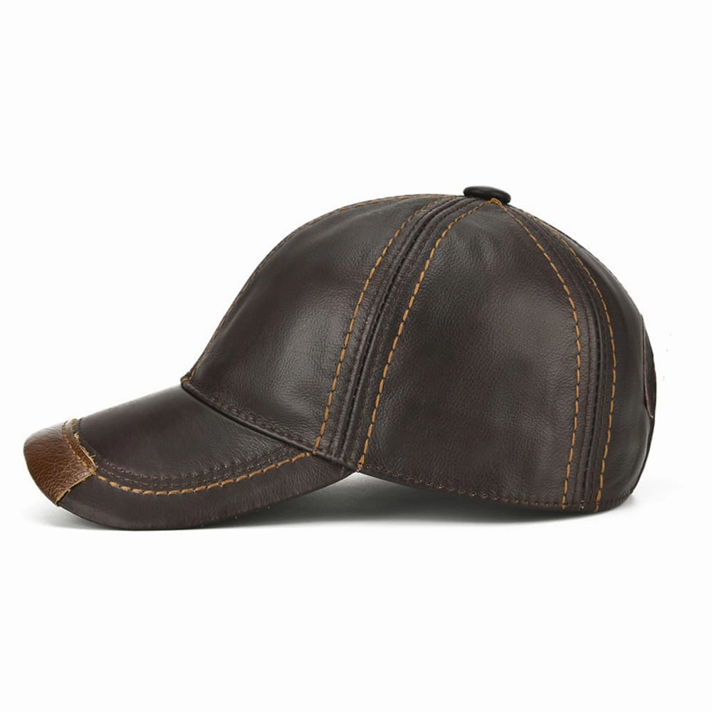 Jared Genuine Leather Baseball Cap