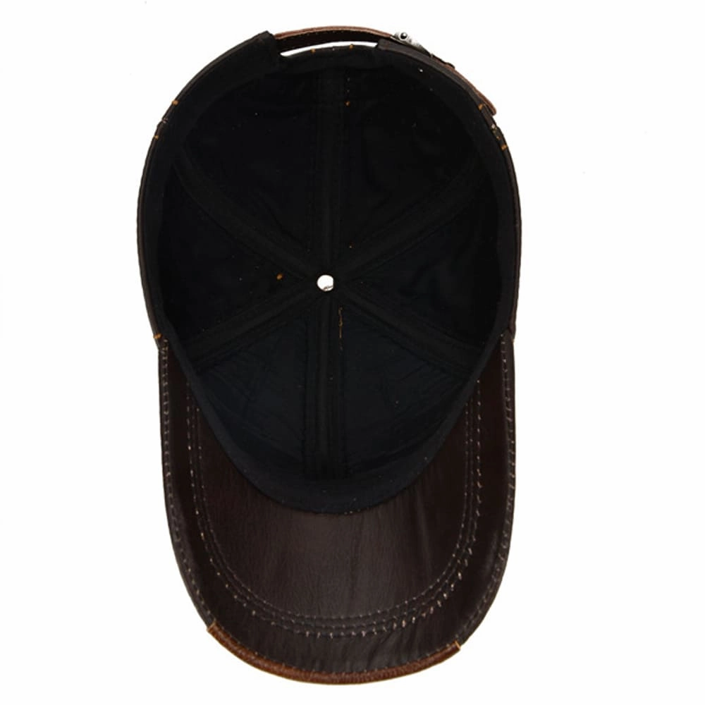 Jared Genuine Leather Baseball Cap
