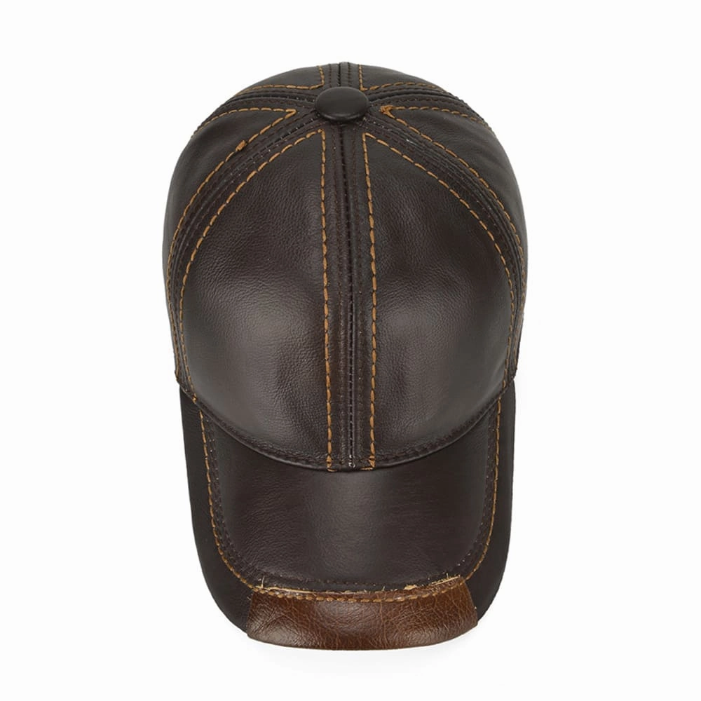 Jared Genuine Leather Baseball Cap