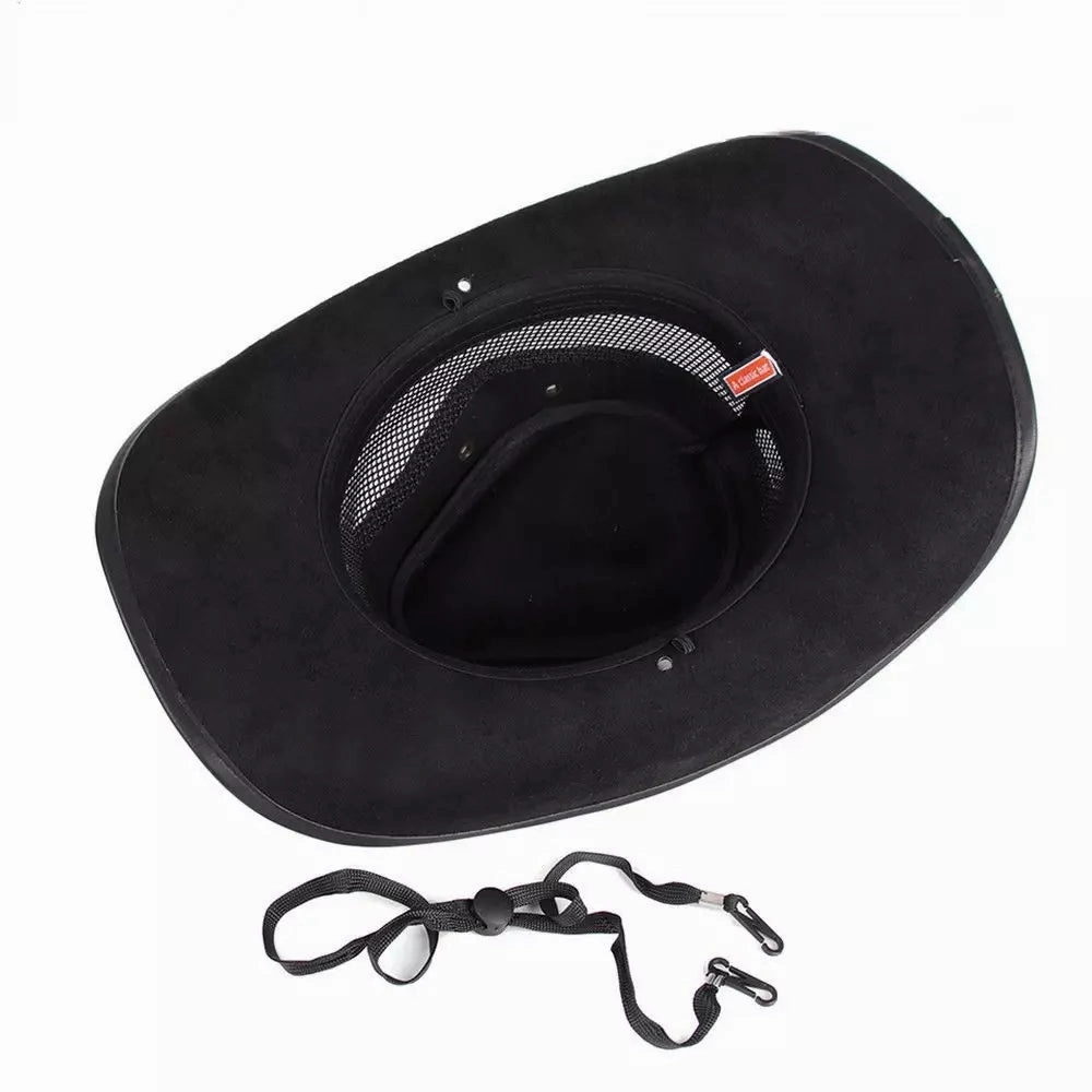 Justin Mesh Genuine Leather Cowboy Hat